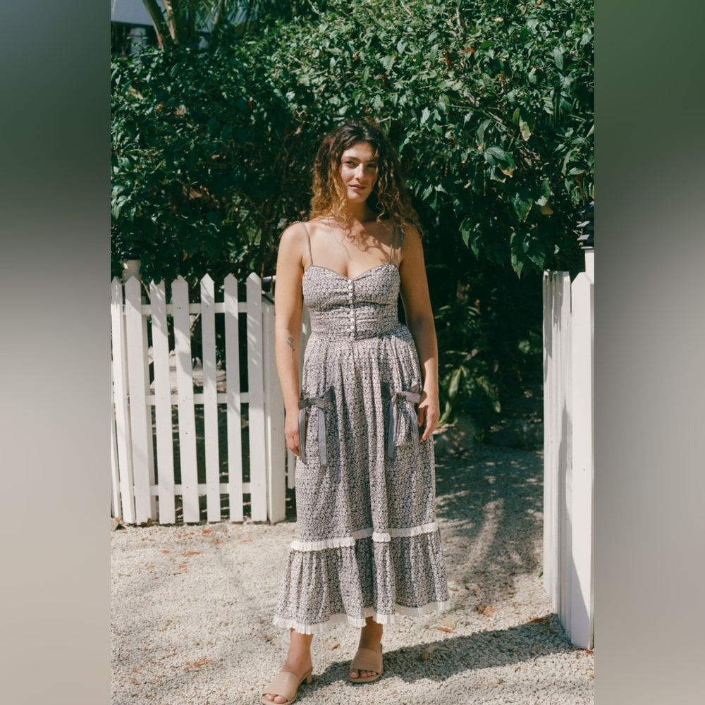 Christy Dawn Lia Dress Petites Noir Phlox